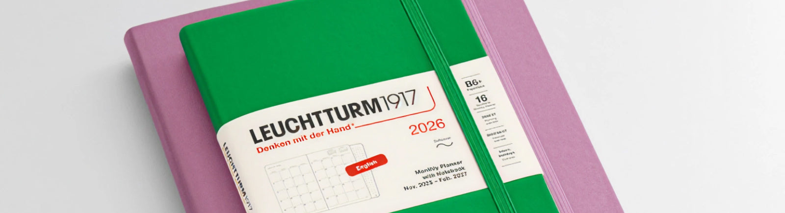 Monthly Planner with Notebook