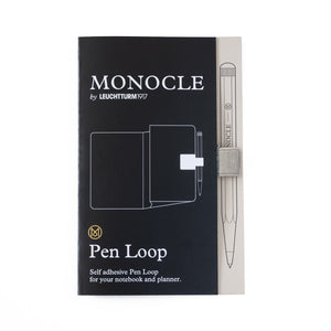 Monocle by Leuchtturm1917 pen loop packaging on a white background
