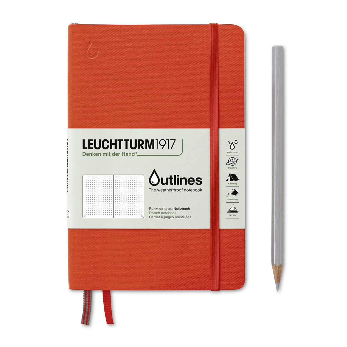 Outlines Edition Weatherproof Notebook, Dotted