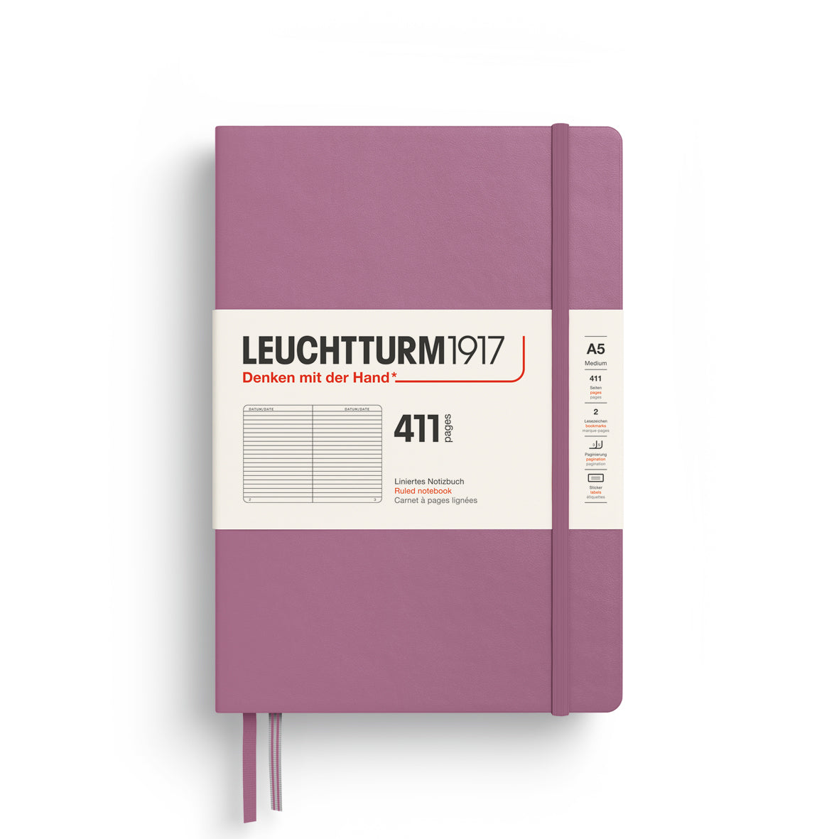 【未開封・4冊まとめ売り】LEUCHTTURM1917 A5 ノート 無地バニラ Notebook 411 – Leuchtturm1917.us