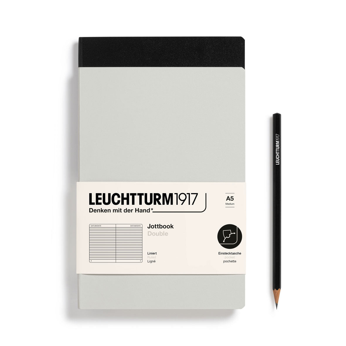 Jottbook Double, 59 numbered pages, Pack of 2