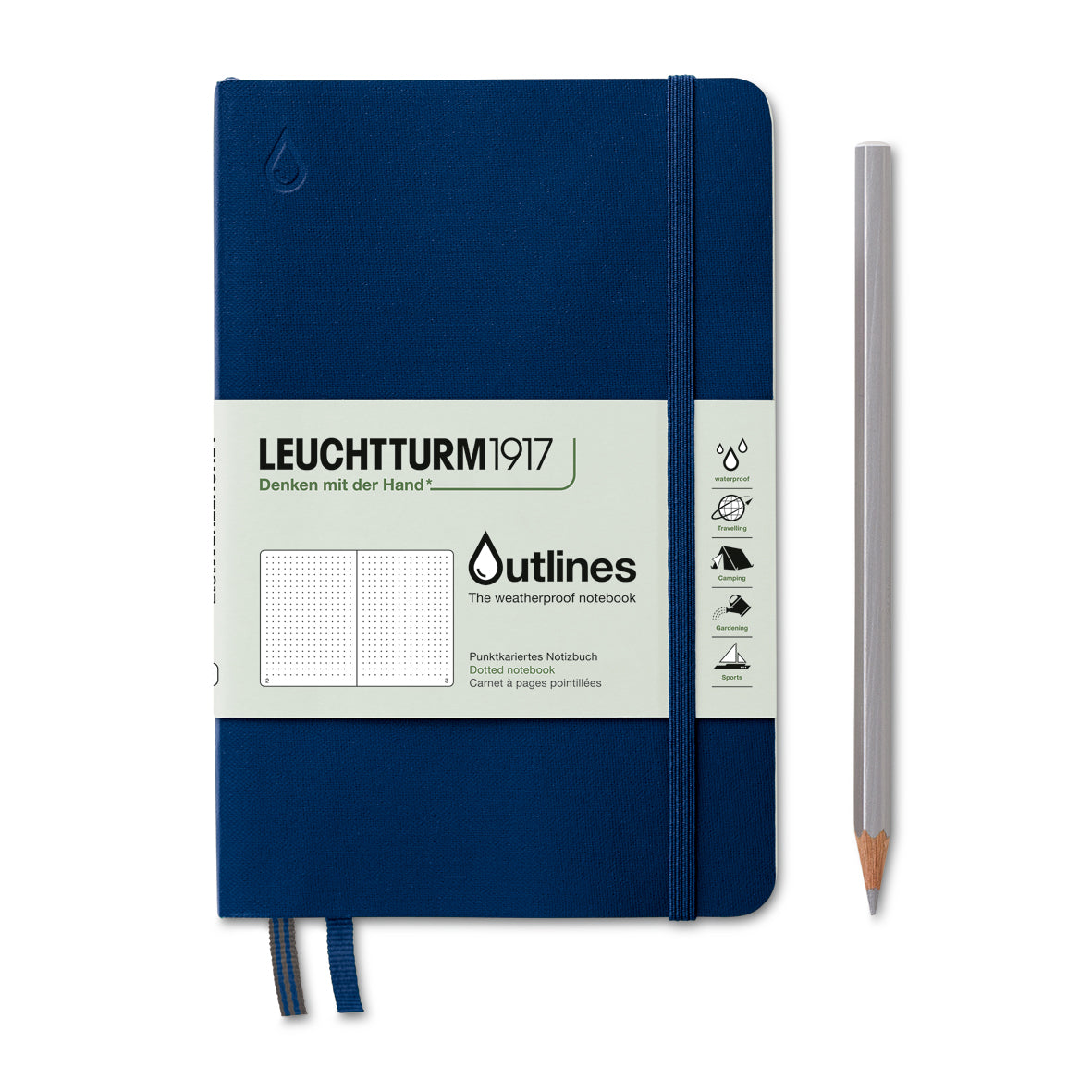 Outlines Edition Weatherproof Notebook, Dotted