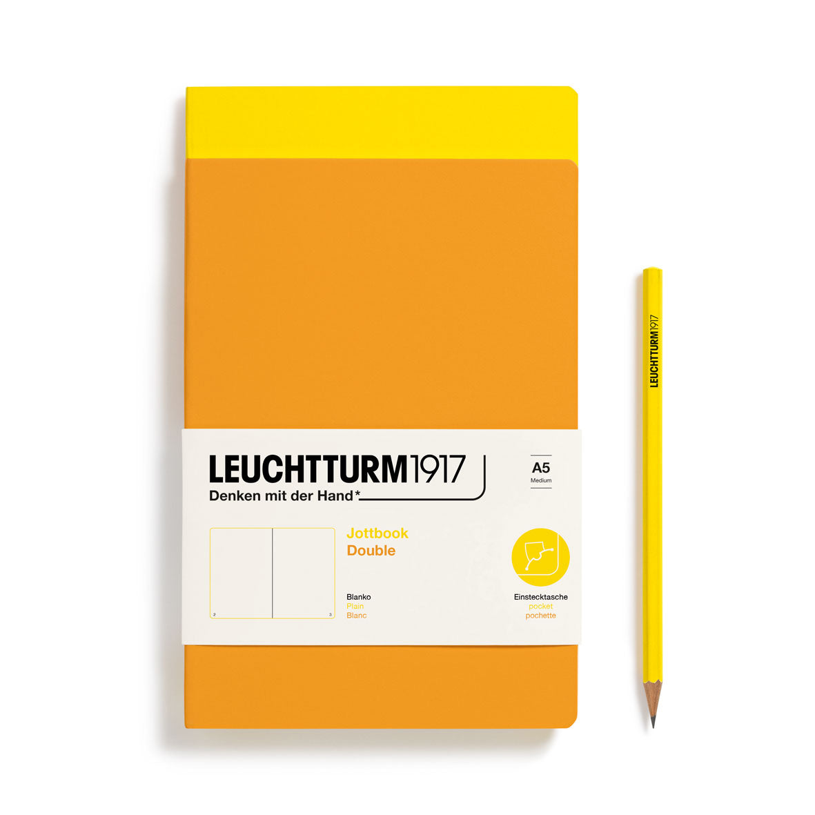 Jottbook Double, 59 numbered pages, Pack of 2