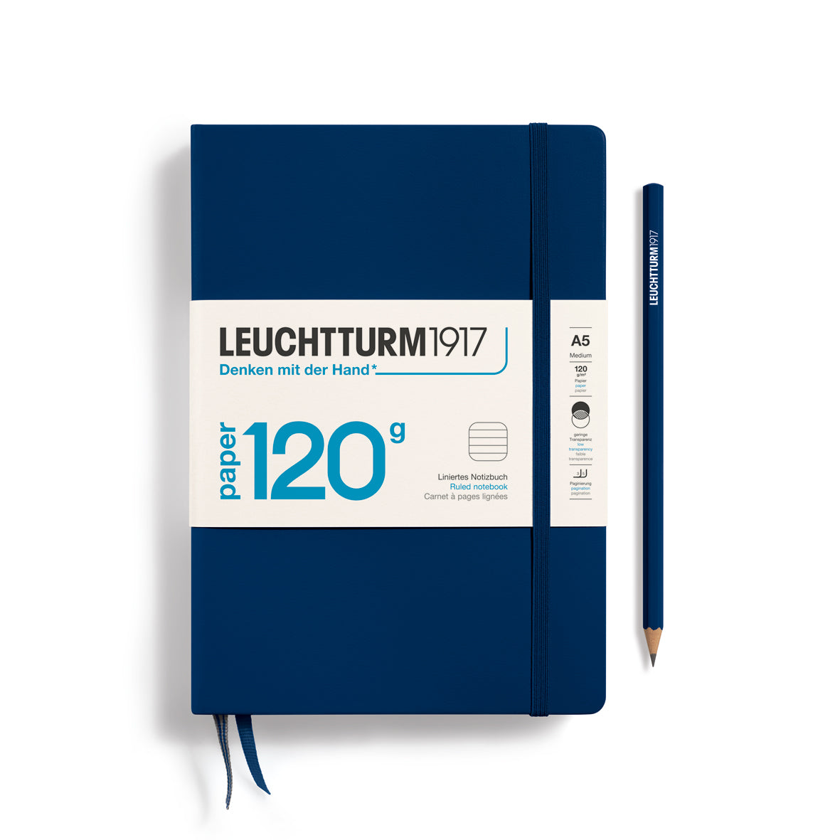Notebook Medium (A5), 120G, Hardcover, 203 numbered pages