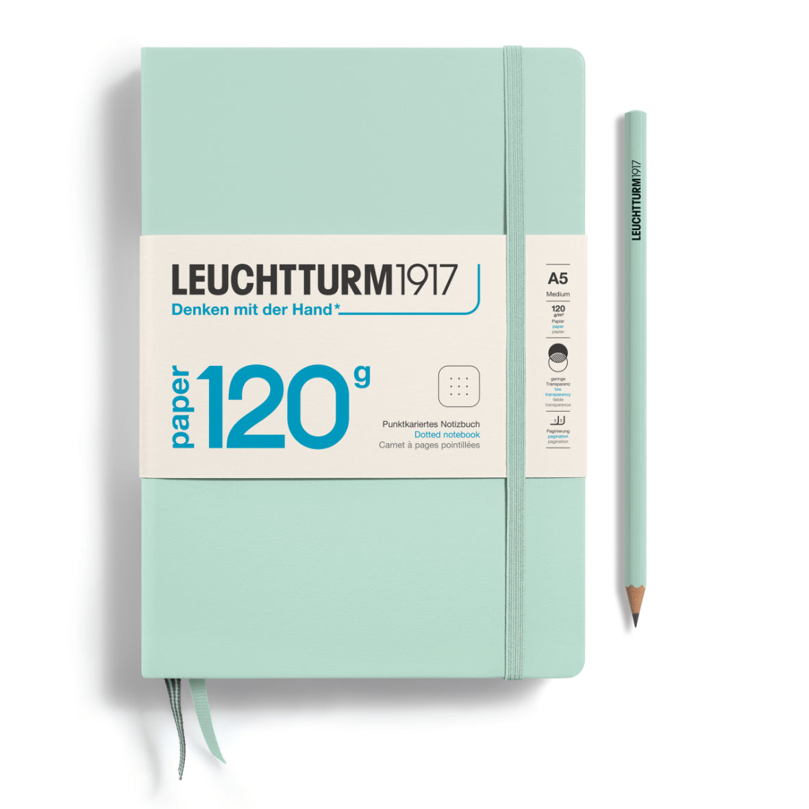 Notebook Medium (A5), 120G, Hardcover, 203 numbered pages