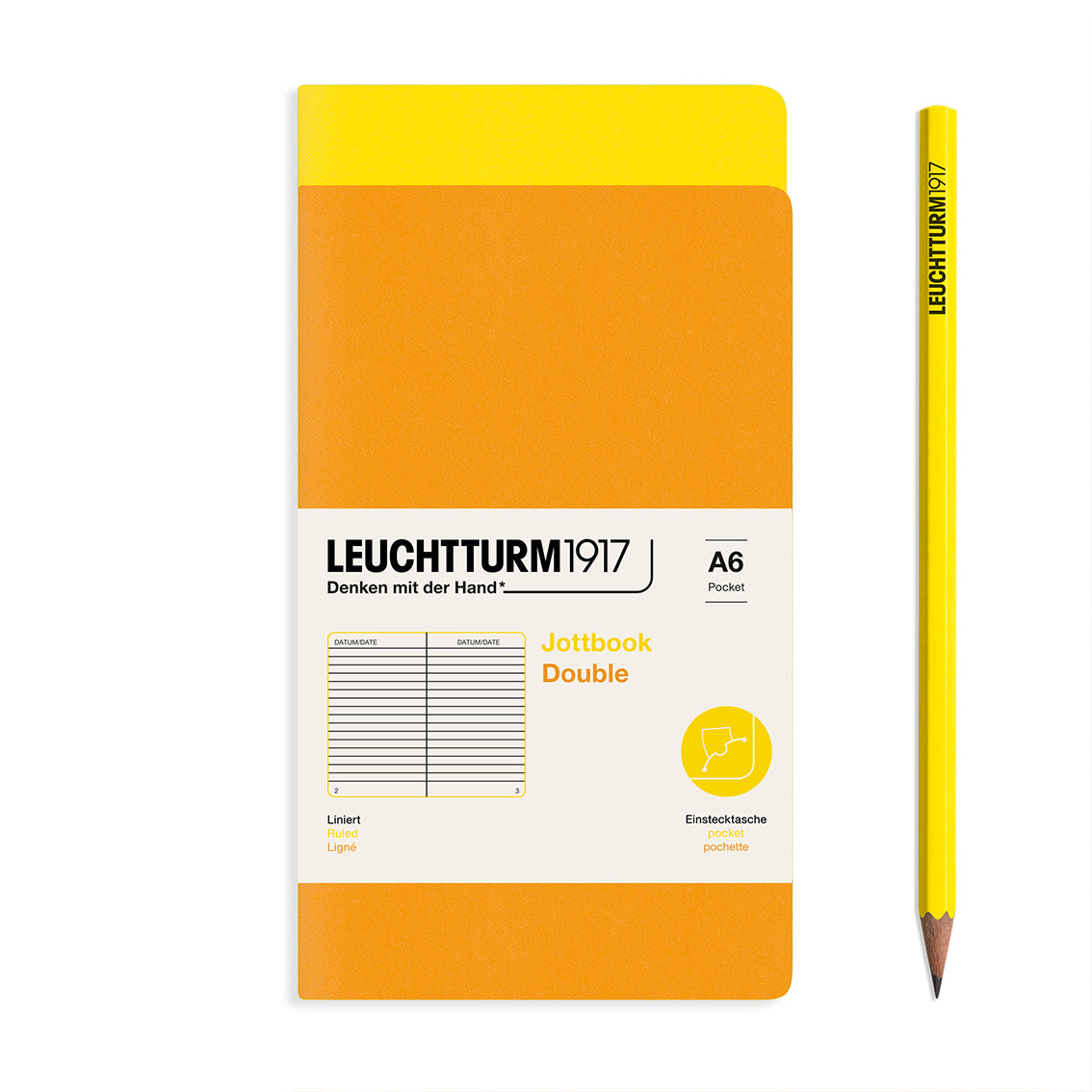 Jottbook Double, 59 numbered pages, Pack of 2