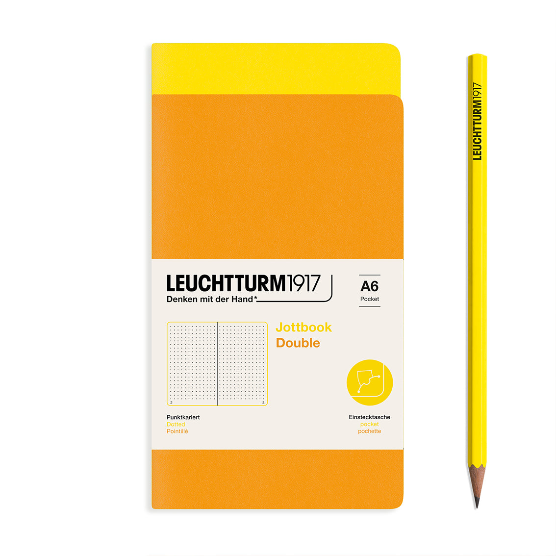 Jottbook Double, 59 numbered pages, Pack of 2
