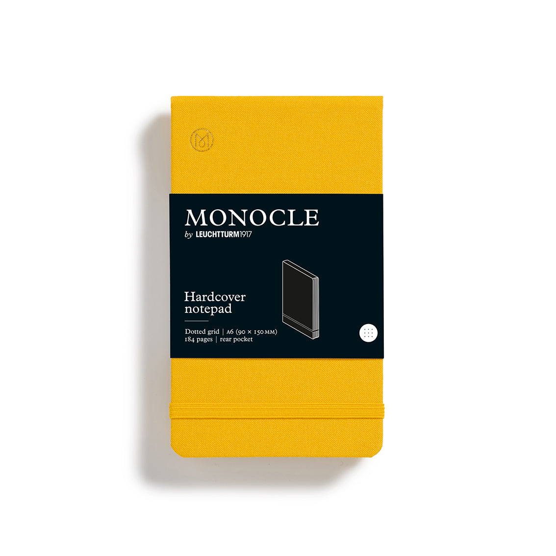 Monocle Notepad Pocket (A6), Hardcover, 184 numbered pages, Dotted