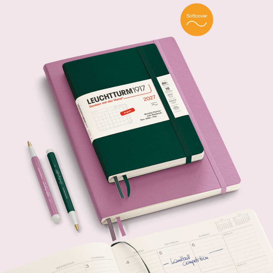 Monthly Planner with Notebook