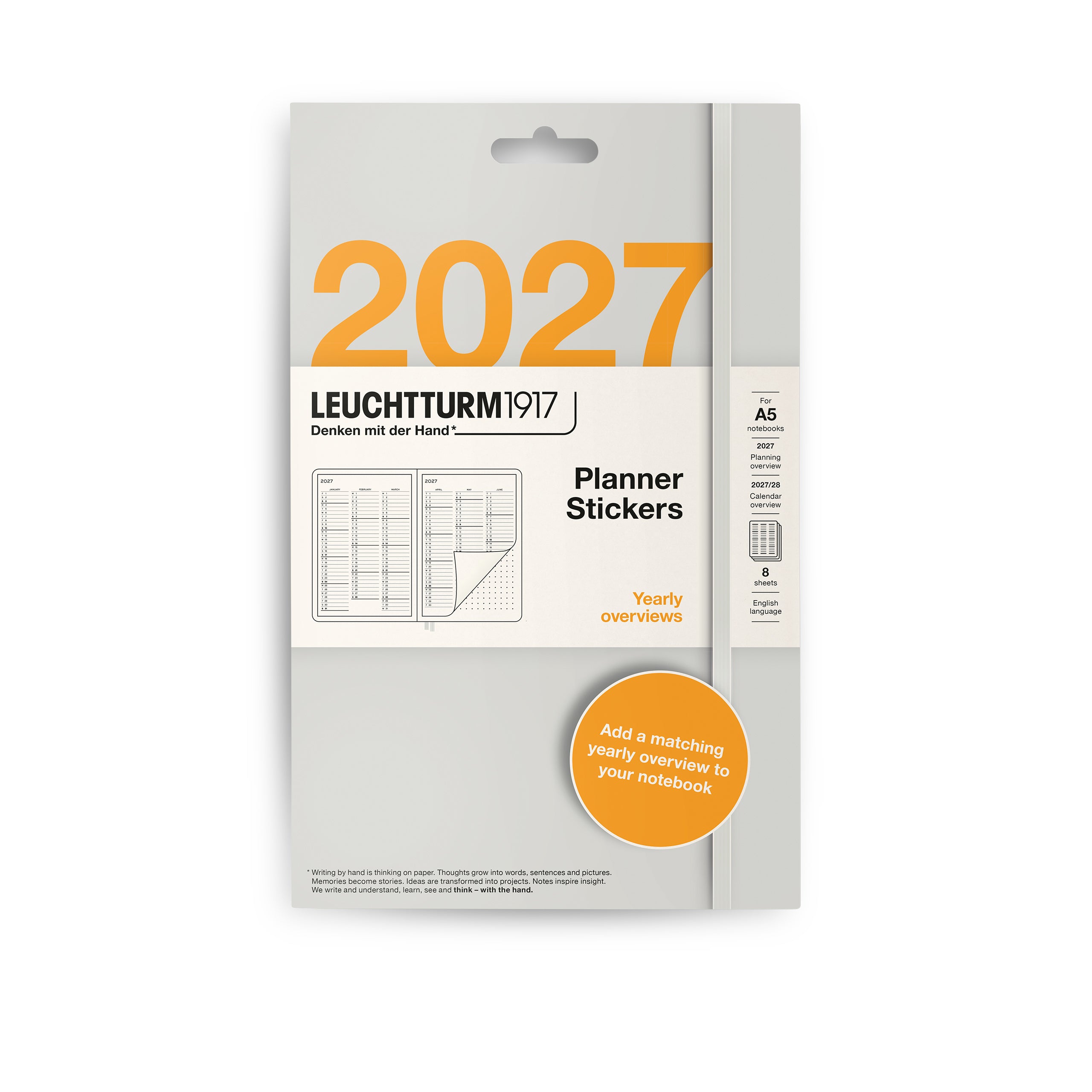 Planner Stickers 2027