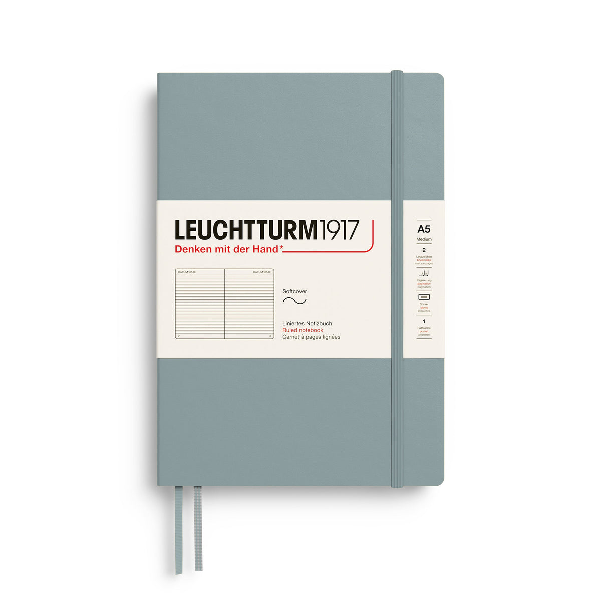 Dove softcover notebook with Leuchtturm1917 branding on a white background