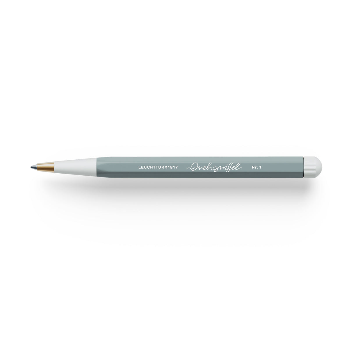 Leuchtturm1917 Dove Drehgriffel Nr. 1 ballpoint pen on a white background