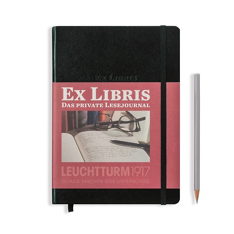 Ex Libris Reading Journal Medium (A5), 116 pages for comments (5 3/4 x 8 1/4 in)