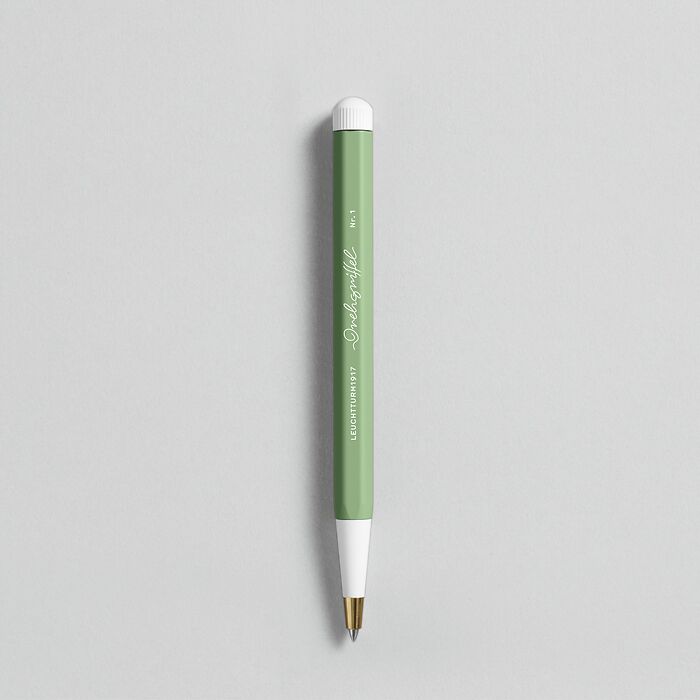 Drehgriffel Nr. 1, Sage - Gel pen with black ink