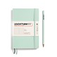 Notebook Paperback (B6+), Softcover, 123 numbered pages, Mint Green, dotted