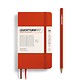 Notebook Pocket (A6), Softcover, 123 numbered pages, Fox Red, ruled